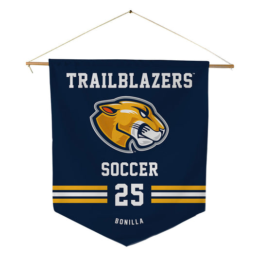 MCLA - NCAA Men's Soccer : Mario Bonilla - Pennant - 18" x 21"-0