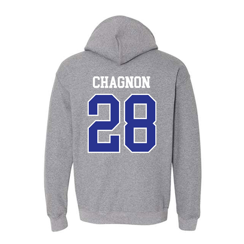 Westfield State - NCAA Men's Soccer : Jack Chagnon - Classic Shersey Hooded Sweatshirt-1