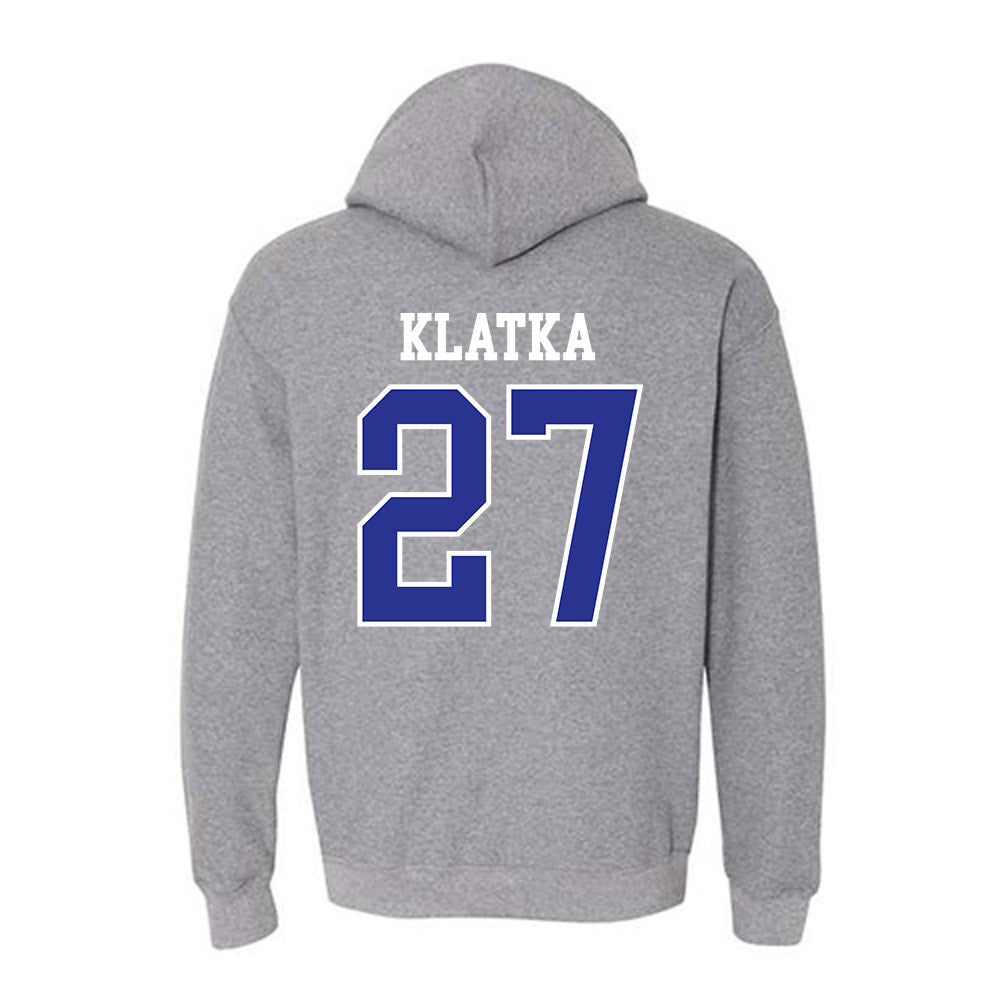 Westfield State - NCAA Men's Soccer : Owen Klatka - Classic Shersey Hooded Sweatshirt-1