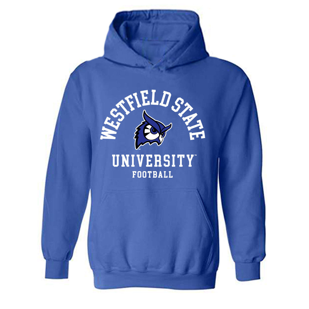 Westfield State - NCAA Football : Eric Lovell - Classic Shersey Hooded Sweatshirt-0
