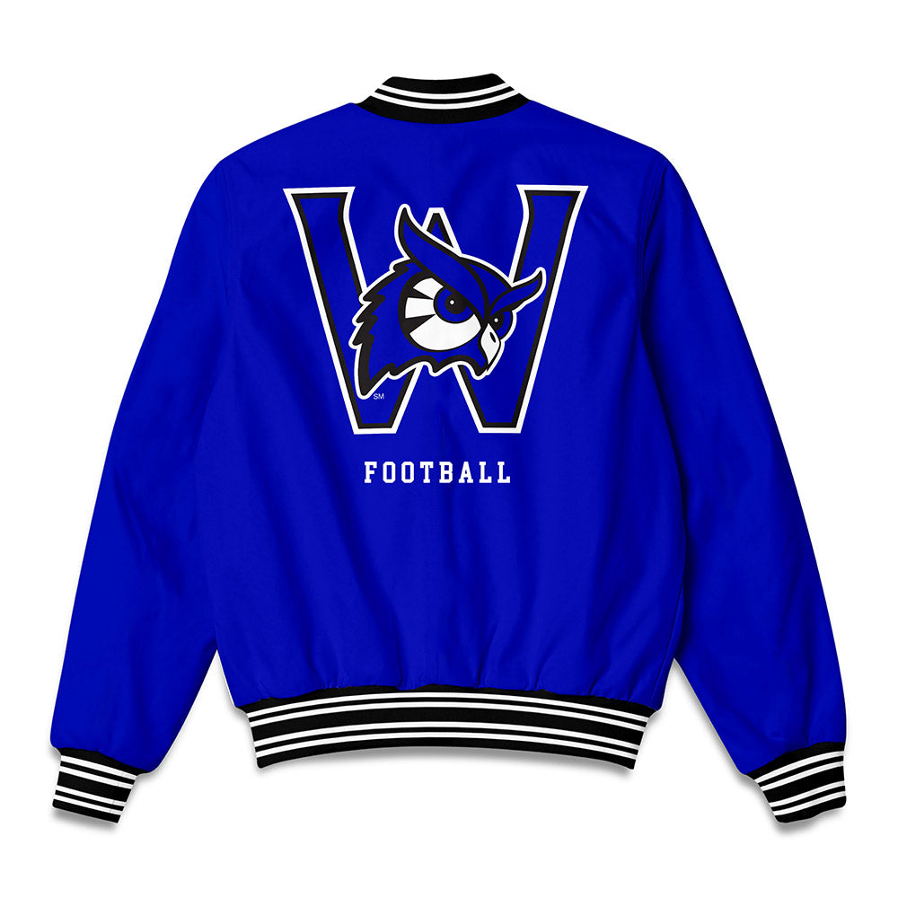 Westfield State - NCAA Football : Dylan Rosario - Bomber Jacket-1