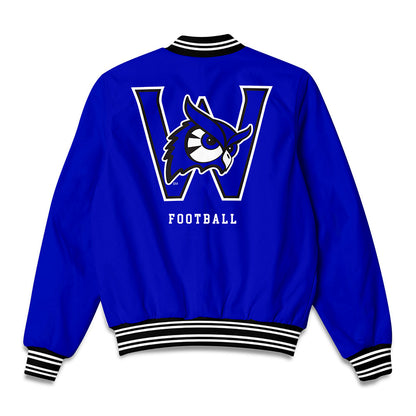 Westfield State - NCAA Football : Dylan Rosario - Bomber Jacket-1