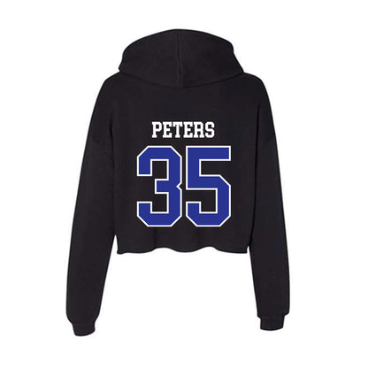 Westfield State - NCAA Baseball : Ryan Peters - Women's Crop Fleece Hoodie-1