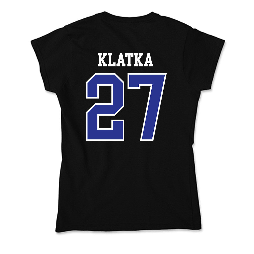 Westfield State - NCAA Men's Soccer : Owen Klatka - Soft Style Women’s T-Shirt-1