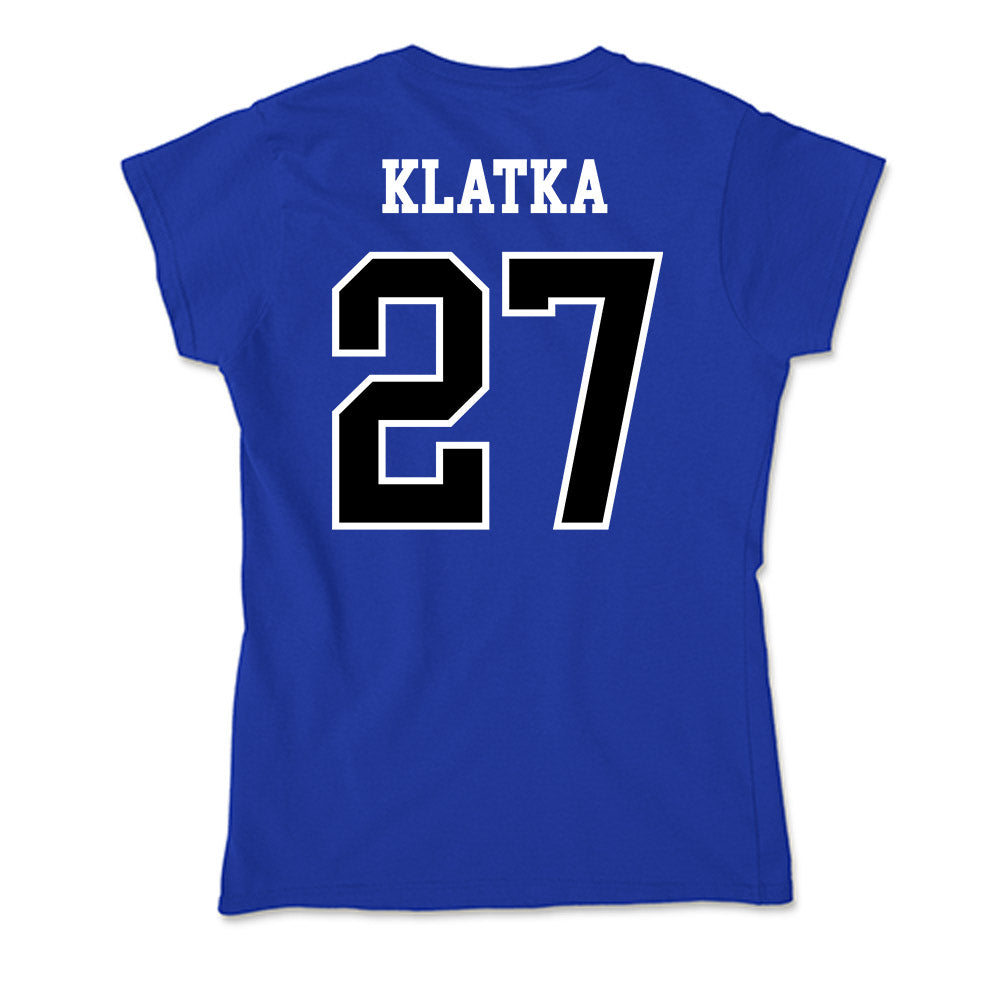 Westfield State - NCAA Men's Soccer : Owen Klatka - Soft Style Women’s T-Shirt-1