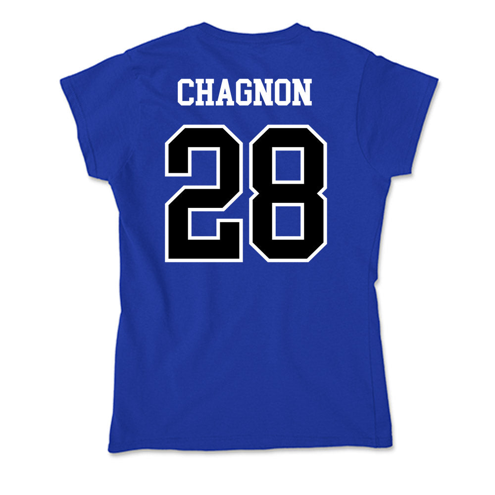 Westfield State - NCAA Men's Soccer : Jack Chagnon - Soft Style Women’s T-Shirt-1