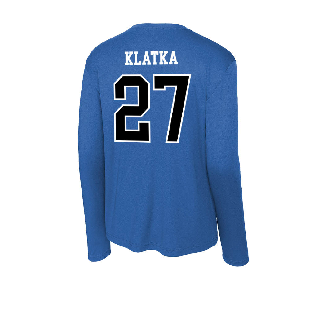 Westfield State - NCAA Men's Soccer : Owen Klatka - Activewear Long Sleeve T-Shirt-1