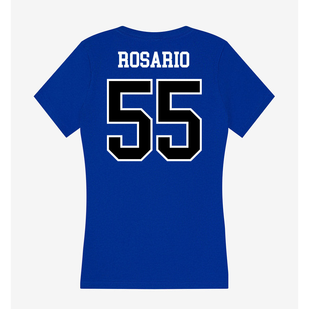 Westfield State - NCAA Football : Dylan Rosario - Women's V-Neck T-Shirt-1