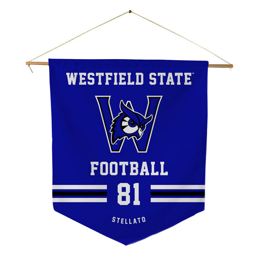 Westfield State - NCAA Football : Dino Stellato - Pennant - 18" x 21"-0