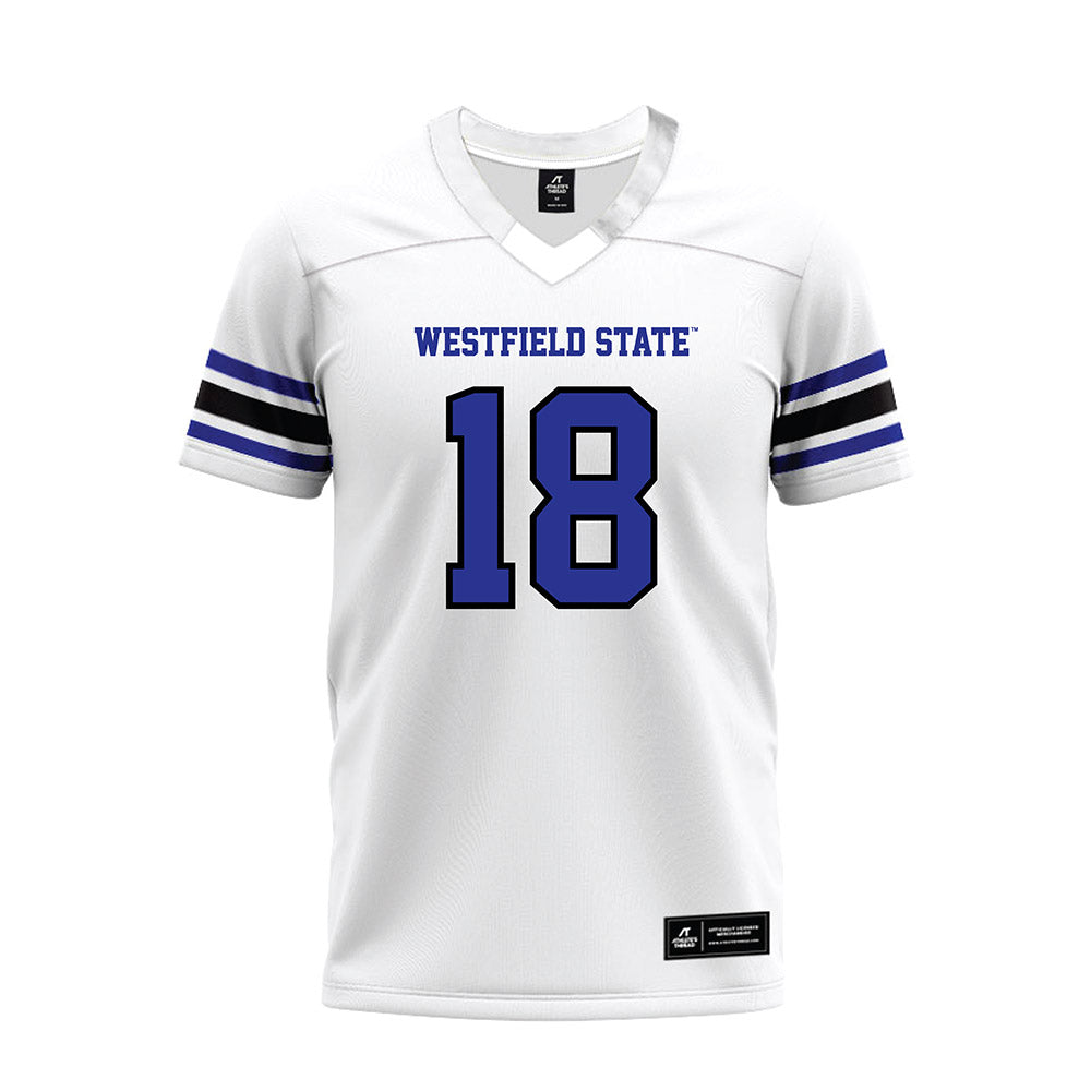 Westfield State - NCAA Football : Dorian Keirsey - White Premium Football Jersey-0