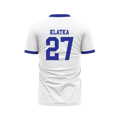 Westfield State - NCAA Men's Soccer : Owen Klatka - White Soccer Jersey-1