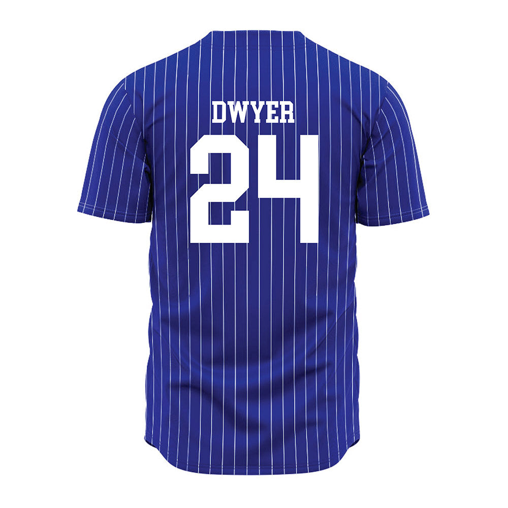 Westfield State - NCAA Softball : Lyla Dwyer - Blue Pinstripe Jersey-1