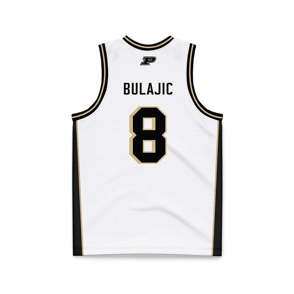 Purdue - NCAA Women's Basketball : Jelena Bulajic - White Basketball Jersey-1