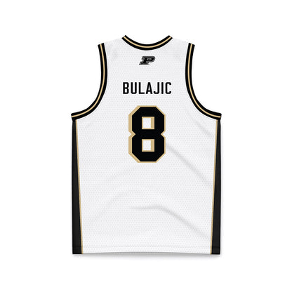 Purdue - NCAA Women's Basketball : Jelena Bulajic - White Basketball Jersey-1