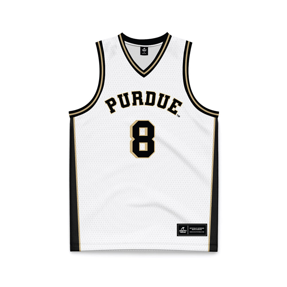Purdue - NCAA Women's Basketball : Jelena Bulajic - White Basketball Jersey-0
