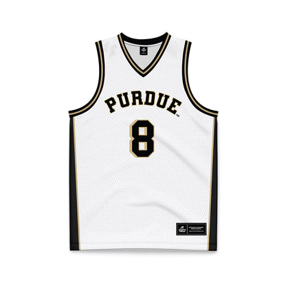 Purdue - NCAA Women's Basketball : Jelena Bulajic - White Basketball Jersey-0