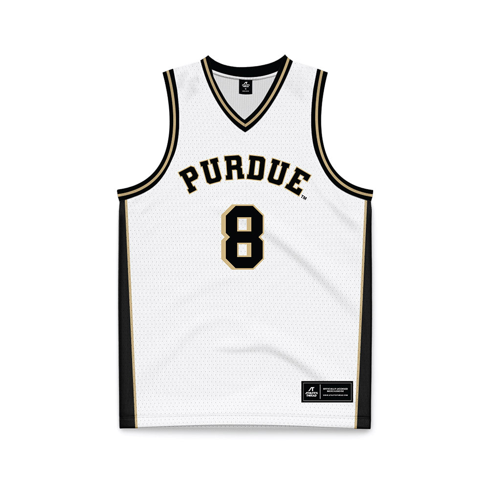 Purdue - NCAA Women's Basketball : Jelena Bulajic - White Basketball Jersey-0