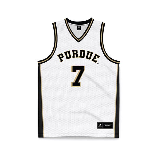 Purdue - NCAA Women's Basketball : Hannah Wickstrom - White Basketball Jersey-0