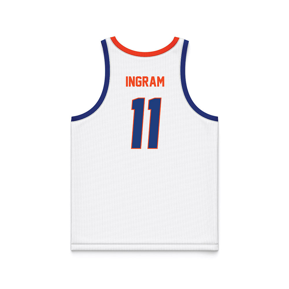 Florida - NCAA Men's Basketball : Cornelius Ingram - White Basketball Jersey-1