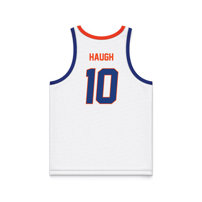 Florida - NCAA Men's Basketball : Thomas Haugh - White Basketball Jersey-1