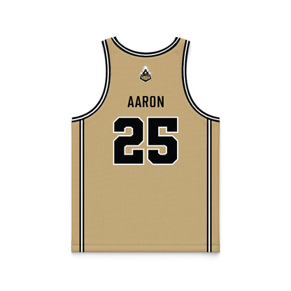 Purdue - NCAA Women's Basketball : Averi Aaron - Gold Basketball Jersey-1