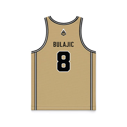 Purdue - NCAA Women's Basketball : Jelena Bulajic - Gold Basketball Jersey-1