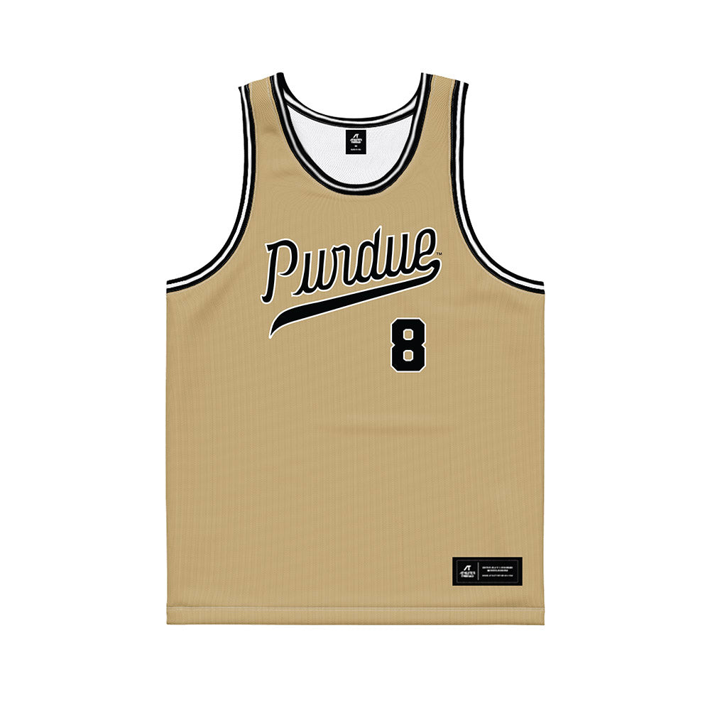 Purdue - NCAA Women's Basketball : Jelena Bulajic - Gold Basketball Jersey-0