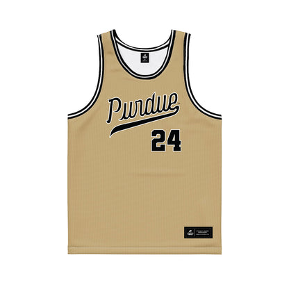 Purdue - NCAA Women's Basketball : Carley Barrett - Gold Basketball Jersey-0