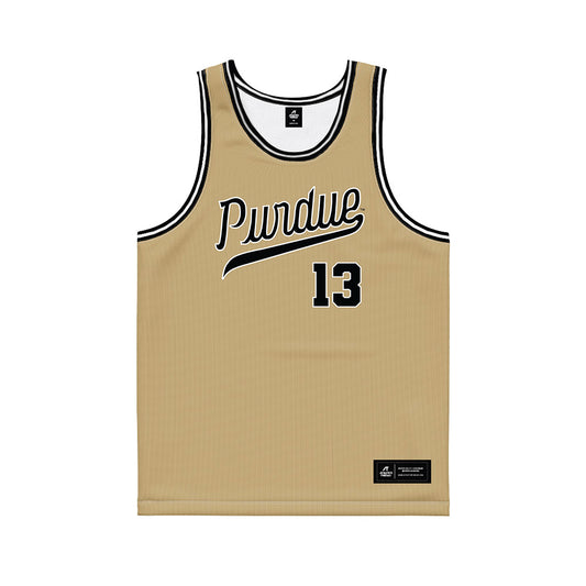 Purdue - NCAA Women's Basketball : Saige Stahl - Gold Basketball Jersey-0