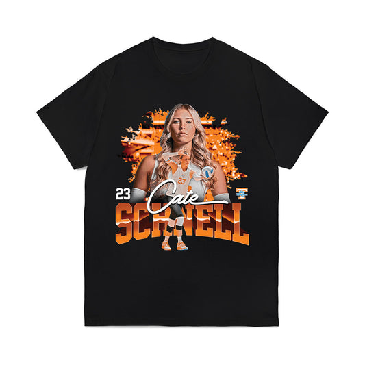 Tennessee - NCAA Women's Volleyball : Cate Schnell - Collage Comfort Colors T-Shirt-0