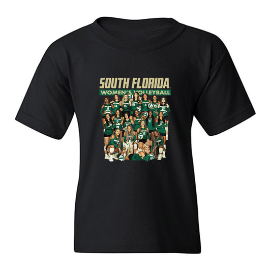 USF - NCAA Women's Volleyball : - Youth T-Shirt-0