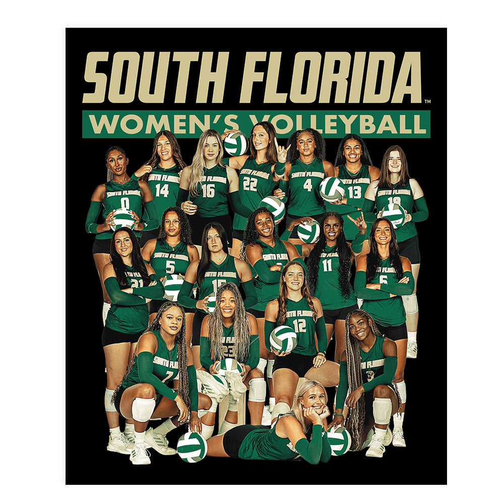 USF - NCAA Women's Volleyball : - Poster 20x24-0