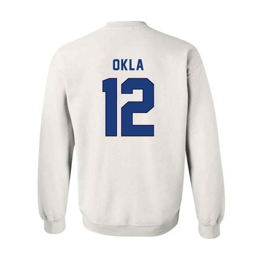 Worcester State - NCAA Men's Basketball : Joe Okla - Classic Shersey Crewneck Sweatshirt-1