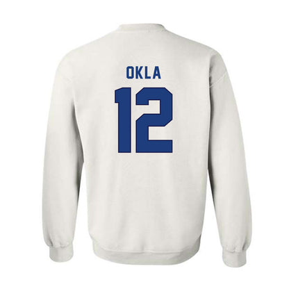 Worcester State - NCAA Men's Basketball : Joe Okla - Classic Shersey Crewneck Sweatshirt-1
