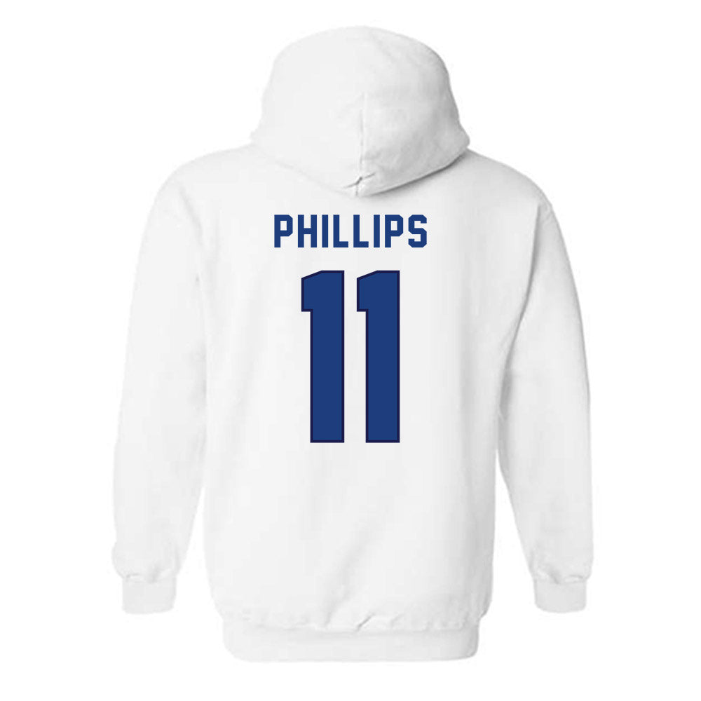 Worcester State - NCAA Men's Basketball : DaShaun Phillips - Classic Shersey Hooded Sweatshirt-1
