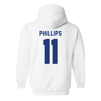 Worcester State - NCAA Men's Basketball : DaShaun Phillips - Classic Shersey Hooded Sweatshirt-1