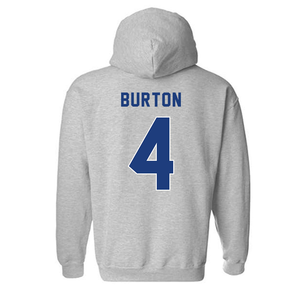 Worcester State - NCAA Men's Basketball : Dajon Burton - Classic Shersey Hooded Sweatshirt-1