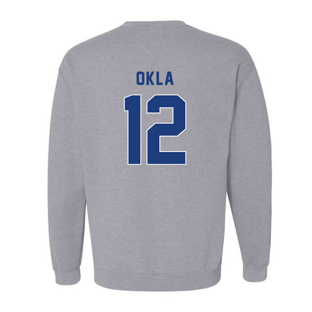 Worcester State - NCAA Men's Basketball : Joe Okla - Classic Shersey Crewneck Sweatshirt-1