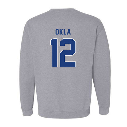Worcester State - NCAA Men's Basketball : Joe Okla - Classic Shersey Crewneck Sweatshirt-1