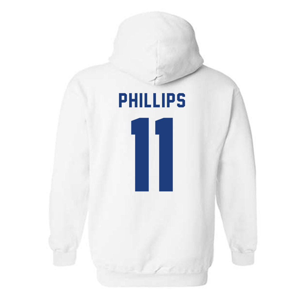 Worcester State - NCAA Men's Basketball : DaShaun Phillips - Classic Shersey Hooded Sweatshirt-1