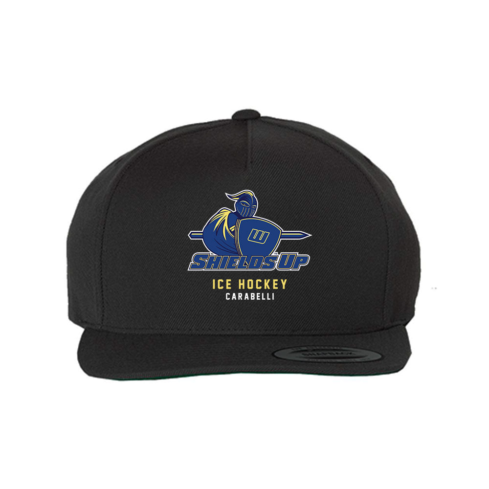 Worcester State - NCAA Men's Ice Hockey : Salvatore Carabelli - Snapback Hat-0