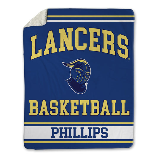 Worcester State - NCAA Men's Basketball : DaShaun Phillips - Blanket-0