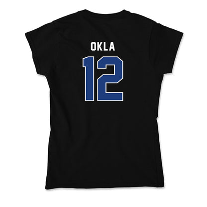 Worcester State - NCAA Men's Basketball : Joe Okla - Classic Shersey Soft Style Women’s T-Shirt-1