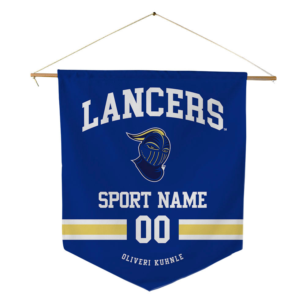Worcester State - NCAA Men's Track & Field : Matteo Oliveri kuhnle - Pennant - 18" x 21"-0