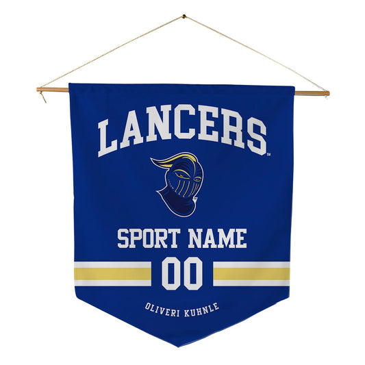 Worcester State - NCAA Men's Track & Field : Matteo Oliveri kuhnle - Pennant - 18" x 21"-0