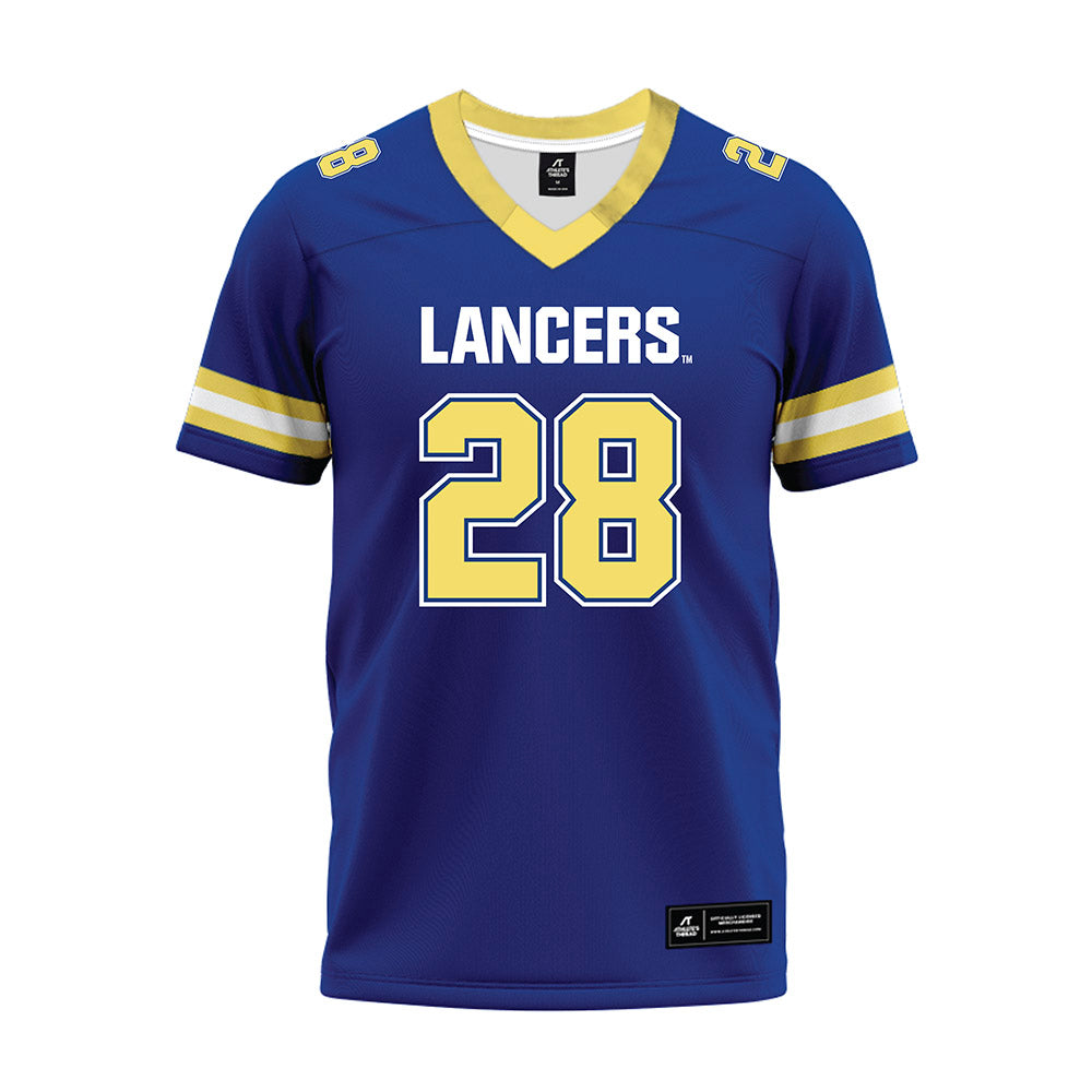 Worcester State - NCAA Football : John Doucette - Blue Premium Football Jersey-0