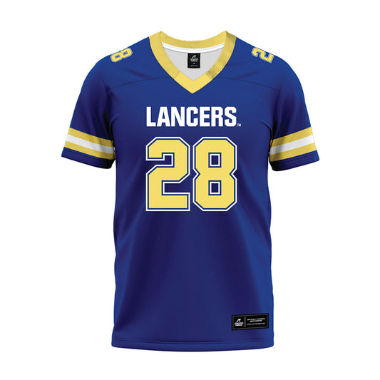 Worcester State - NCAA Football : John Doucette - Blue Premium Football Jersey-0