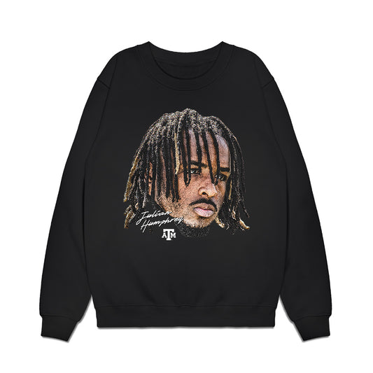 Texas A&M - NCAA Football : Julian Humphrey - Game Face Premium Crewneck Sweatshirt-0