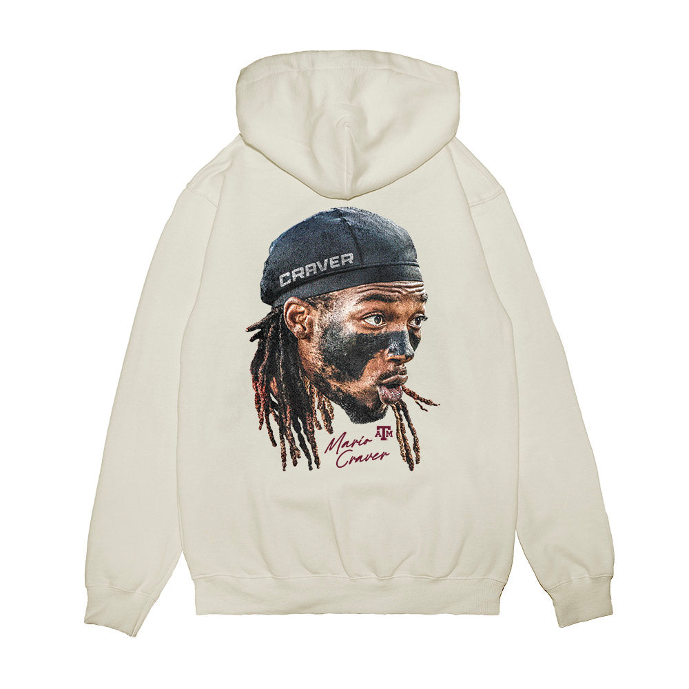 Texas A&M - NCAA Football : Mario Craver - Game Face Premium Hooded Sweatshirt-1