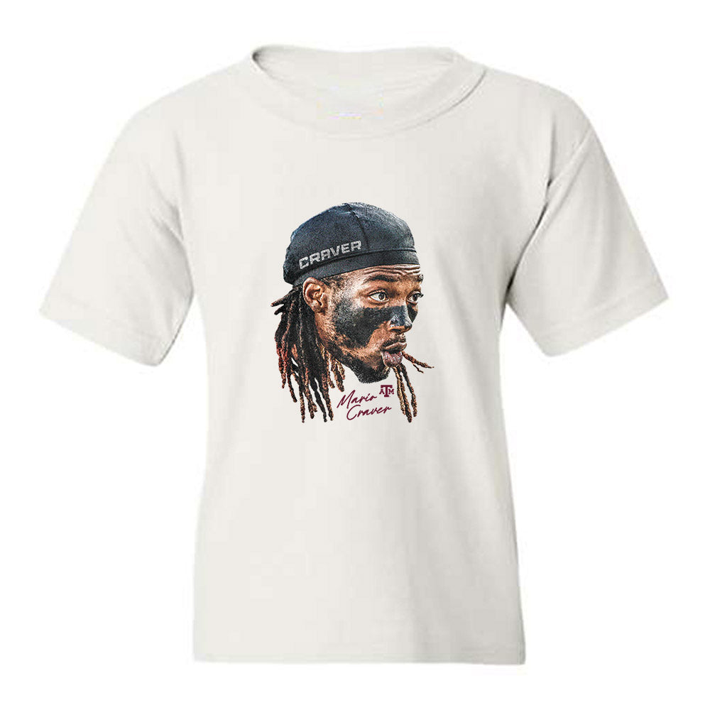 Texas A&M - NCAA Football : Mario Craver - Game Face Youth T-Shirt-0